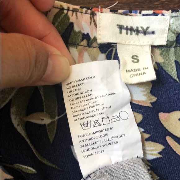 Anthropologie Tiny Contrasting Fabric Tank - Picture 6 of 7